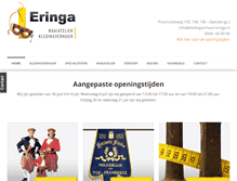 Tablet Screenshot of kledingverhuur-eringa.nl